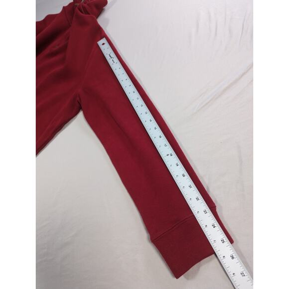 Polo Ralph Lauren Mens Sweater L Red Cotton Quarter Zip Pullover Knit Casual - Picture 7 of 12